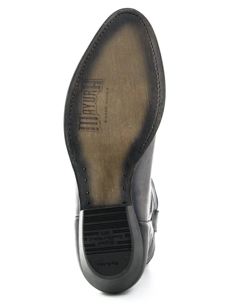 Cowboy Country und Western Damen Stiefeletten 2374 Graues Leder