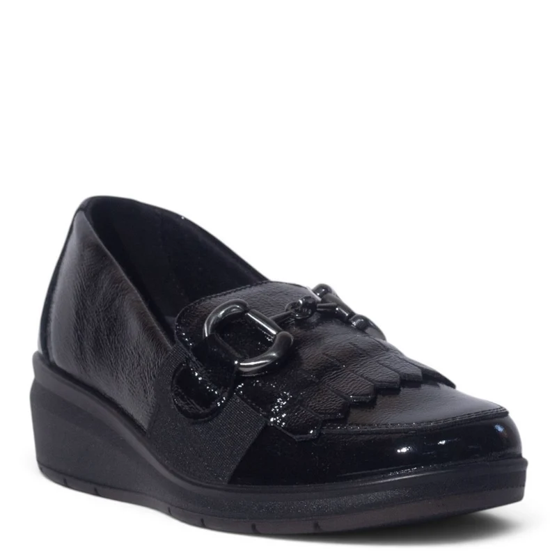 Italian Women Black Water Proof Half Boot #5551