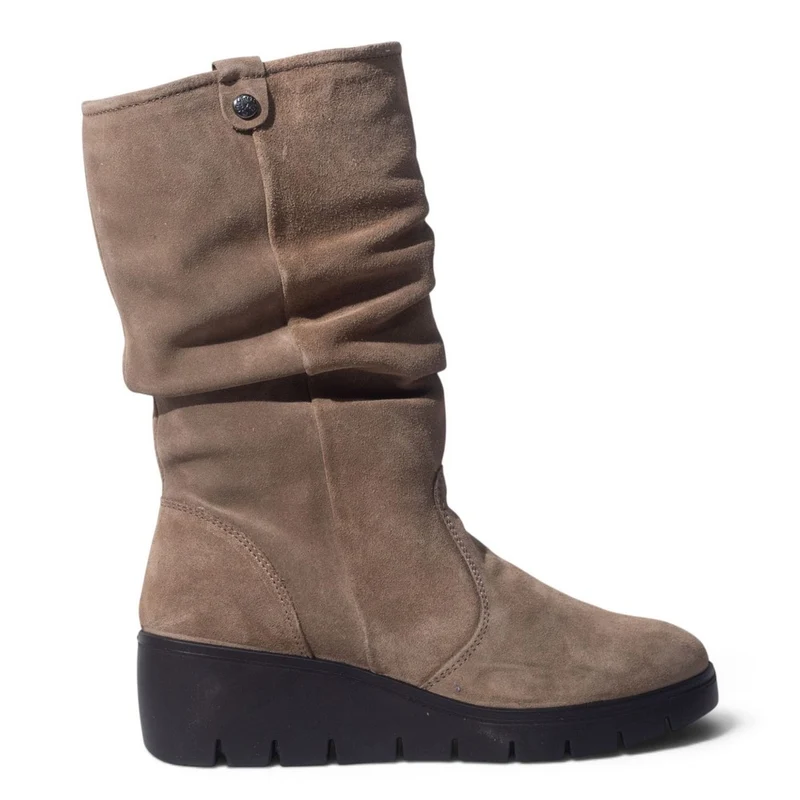 Italian Women Cafe Chamois Half Boot #5554