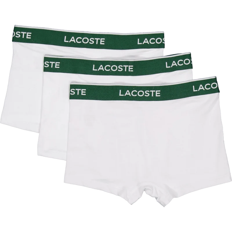 3-Pack Stretch Cotton Trunks WHITE