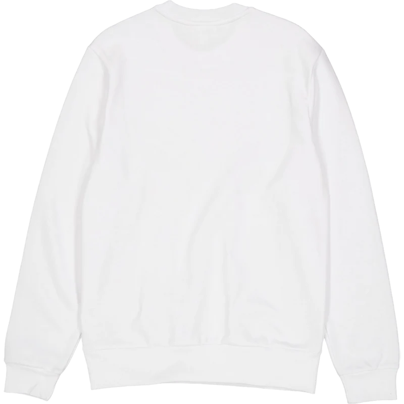 Fleece Crew Neck Sweatshirt White