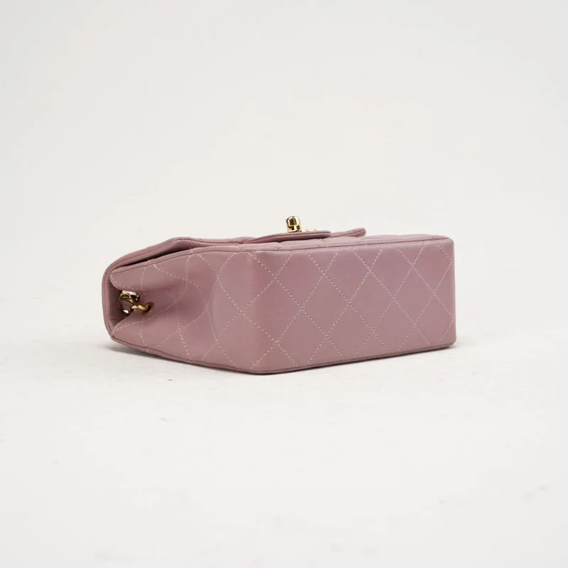 Chanel Vintage Mini Square Classic Flap Pink 2002