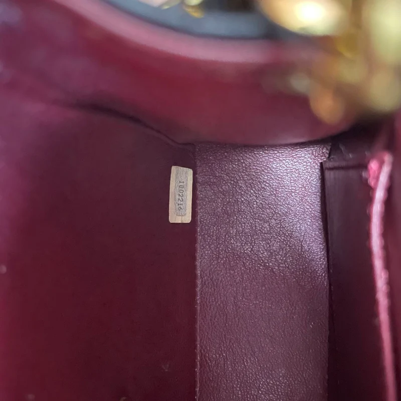 Chanel Vintage Mini Square Classic Flap, Lammleder, Schwarz, 1991