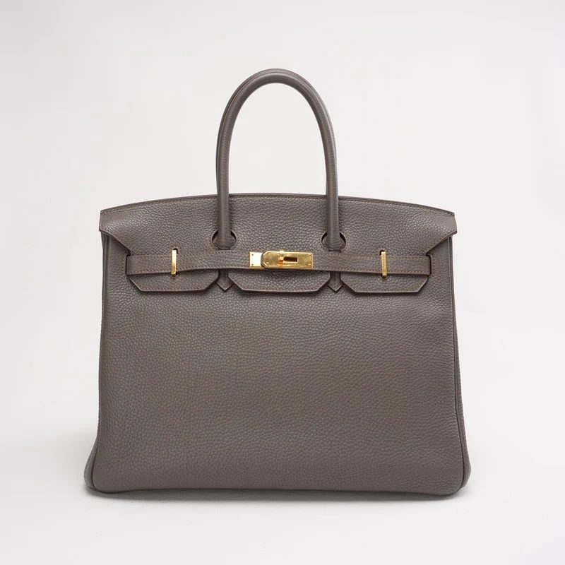 Hermès Birkin 35 Togo Etain Gold Hardware 2013
