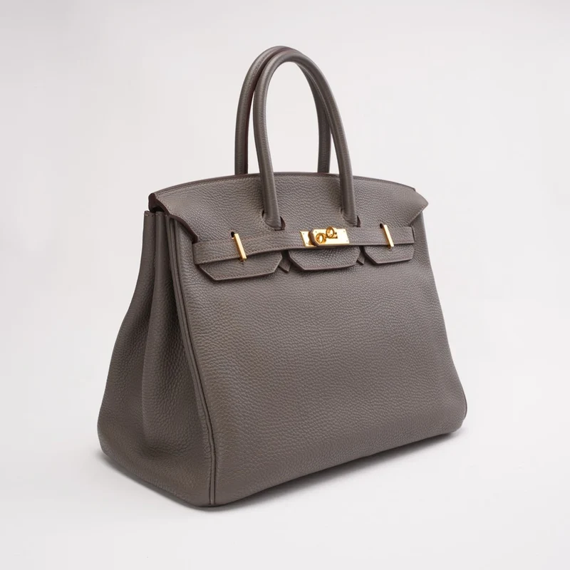 Hermès Birkin 35 Togo Etain Gold Hardware 2013