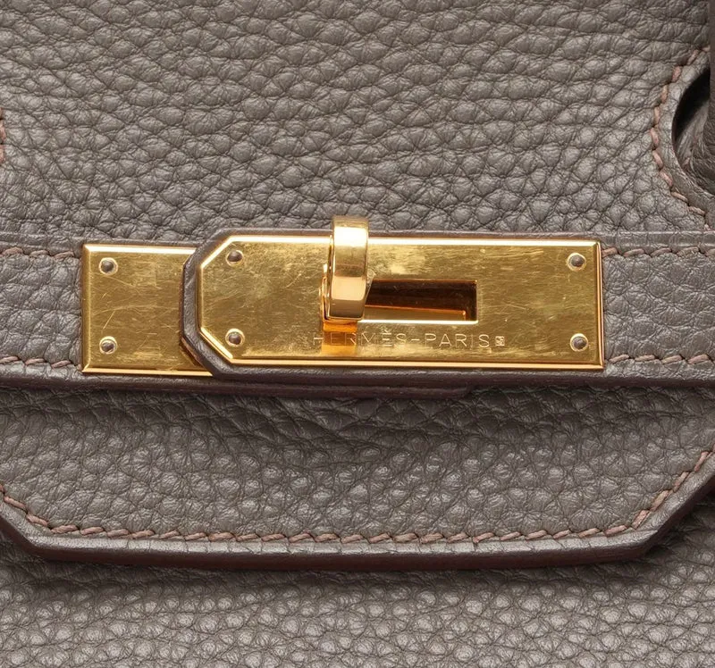 Hermès Birkin 35 Togo Etain Gold Hardware 2013