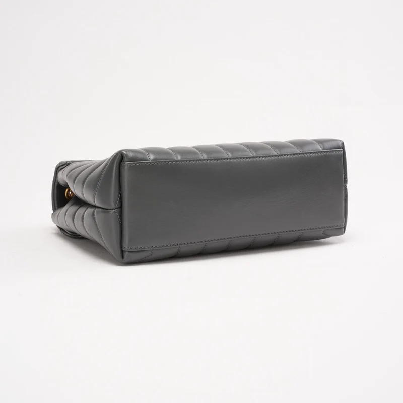 Saint Laurent Small Monogram LouLou Kalbsleder Storm 2022