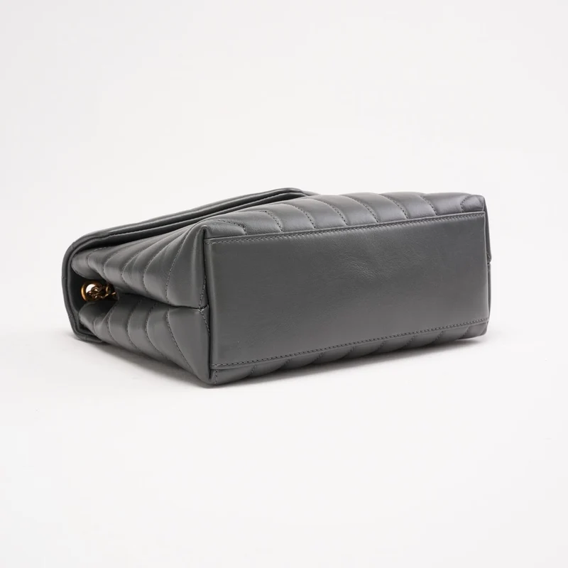 Saint Laurent Small Monogram LouLou Kalbsleder Storm 2022