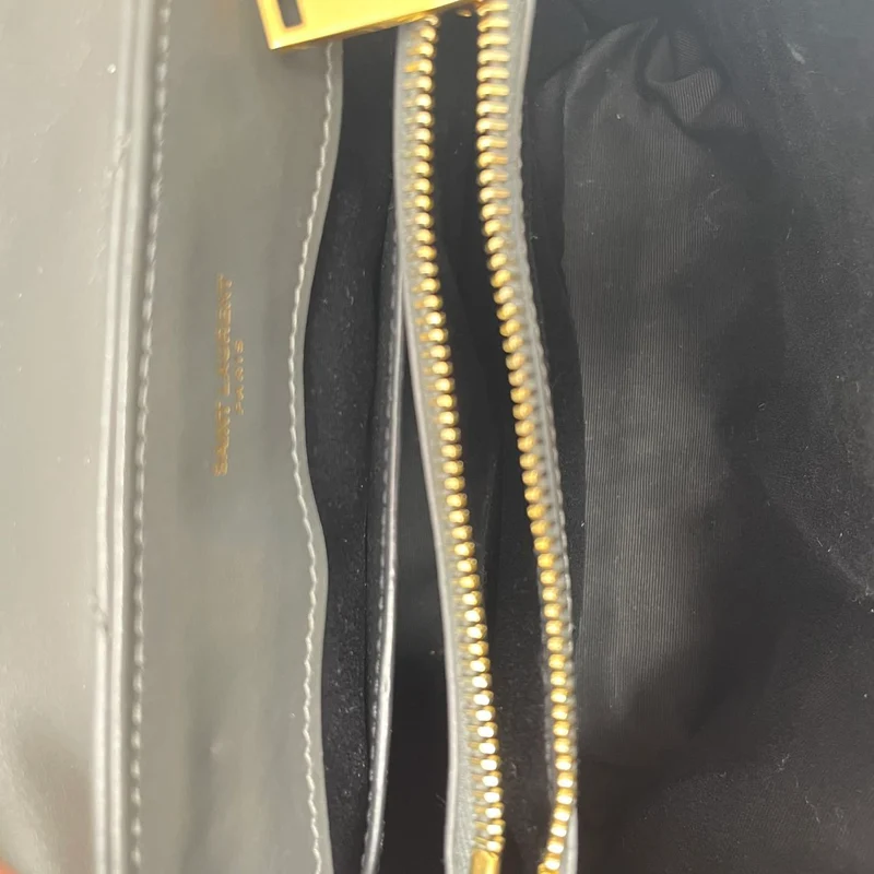 Saint Laurent Small Monogram LouLou Kalbsleder Storm 2022