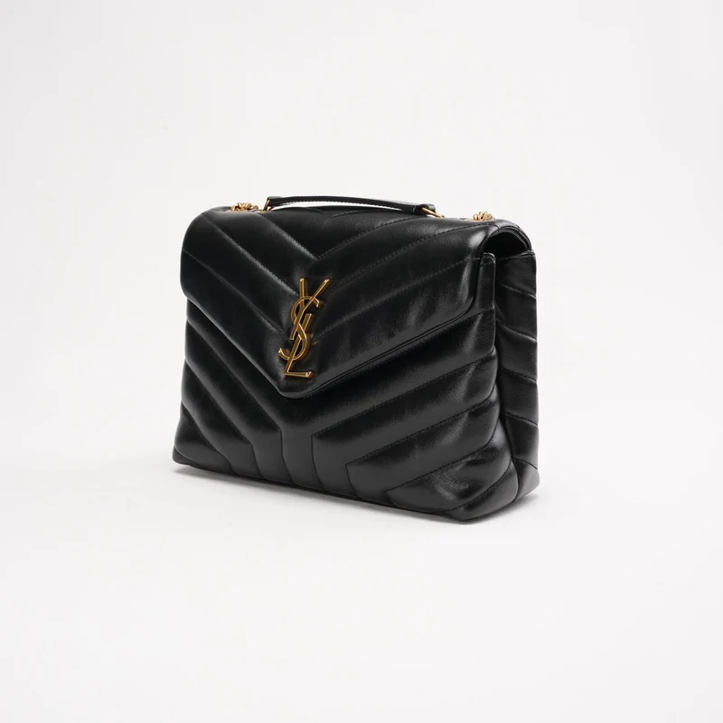 Saint Laurent LouLou Small Leather Black 2018