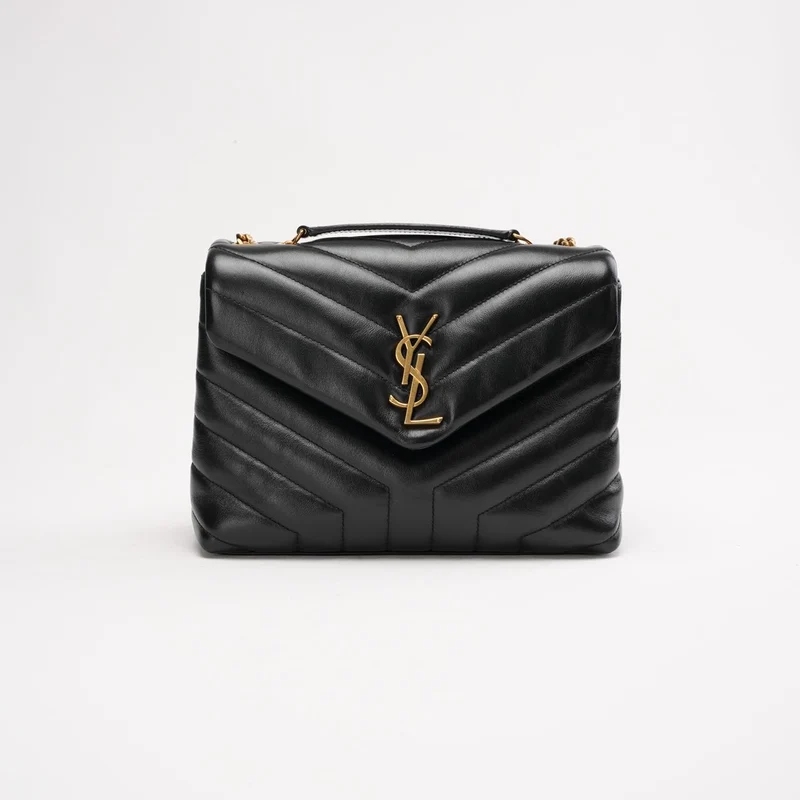 Saint Laurent LouLou Small Leather Black 2018
