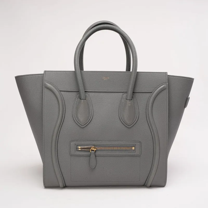 Celine Grey Luggage Medium Tote Bag 2018