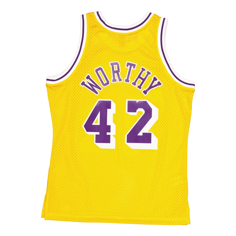 Swingman Jersey 84-85 Light Gold
