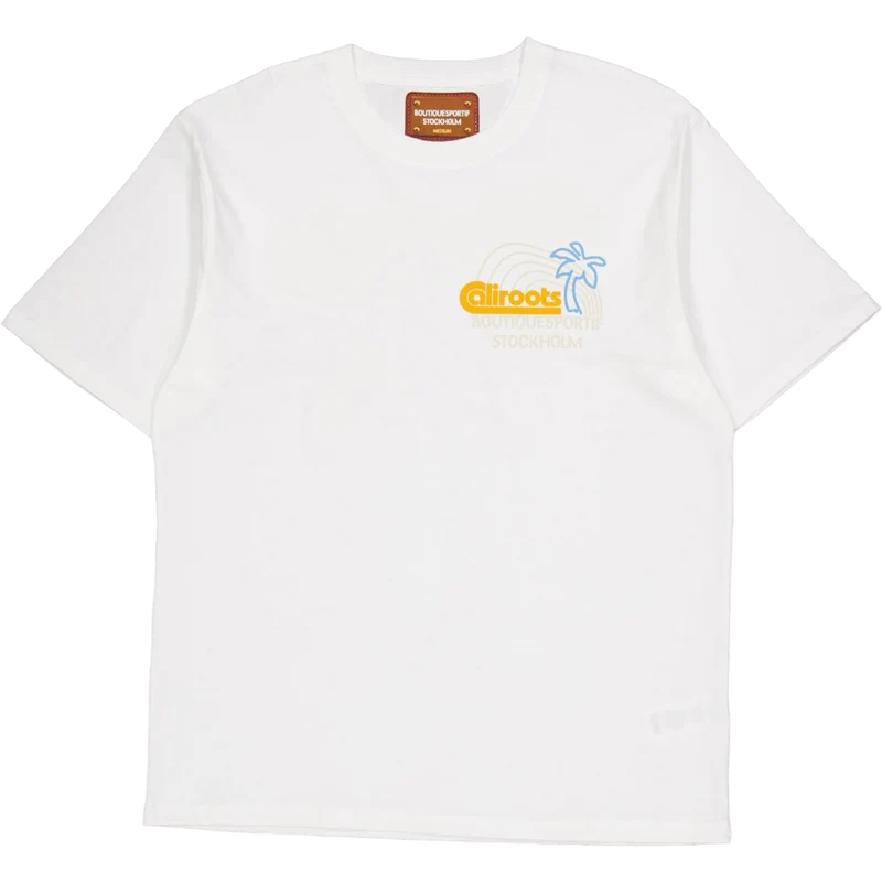 X Caliroots Palm Combo T-shirt White