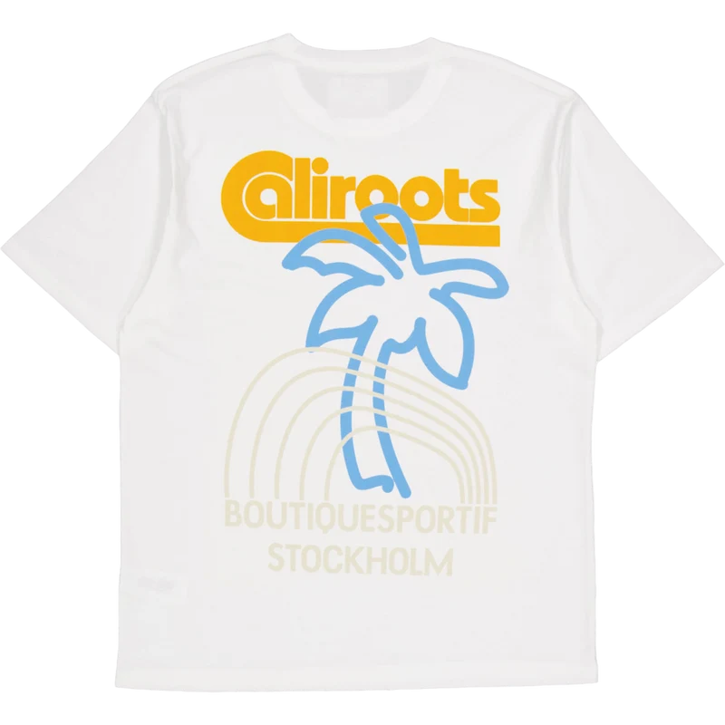 X Caliroots Palm Combo T-shirt White
