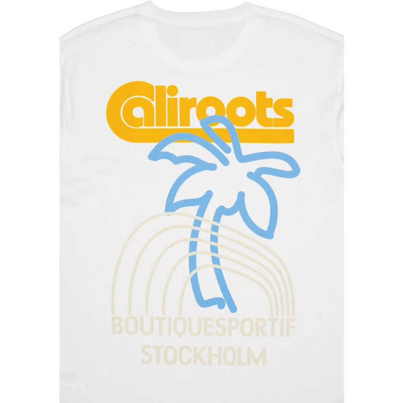 X Caliroots Palm Combo T-shirt White
