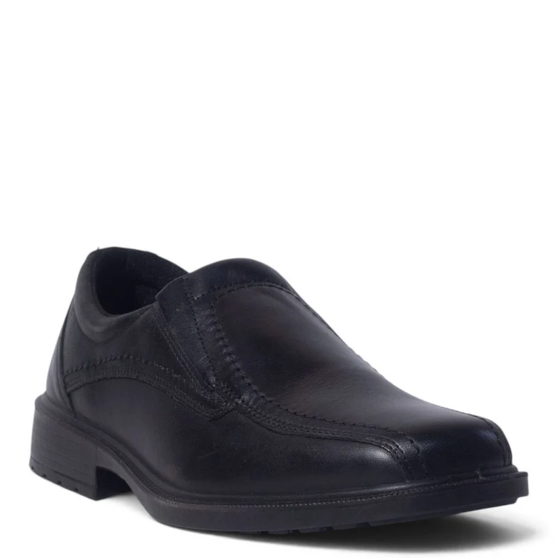 Italian Men Black Leather Shoes #5254
