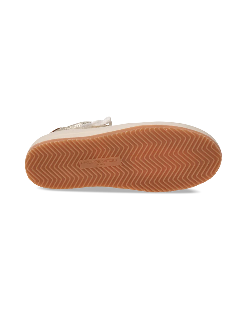 Sneakers Nice Tennis Women, Gold