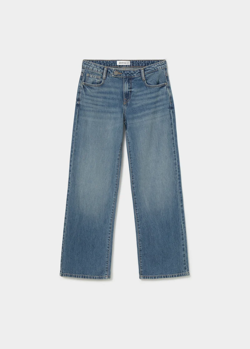 Basic mid-rise jeans
