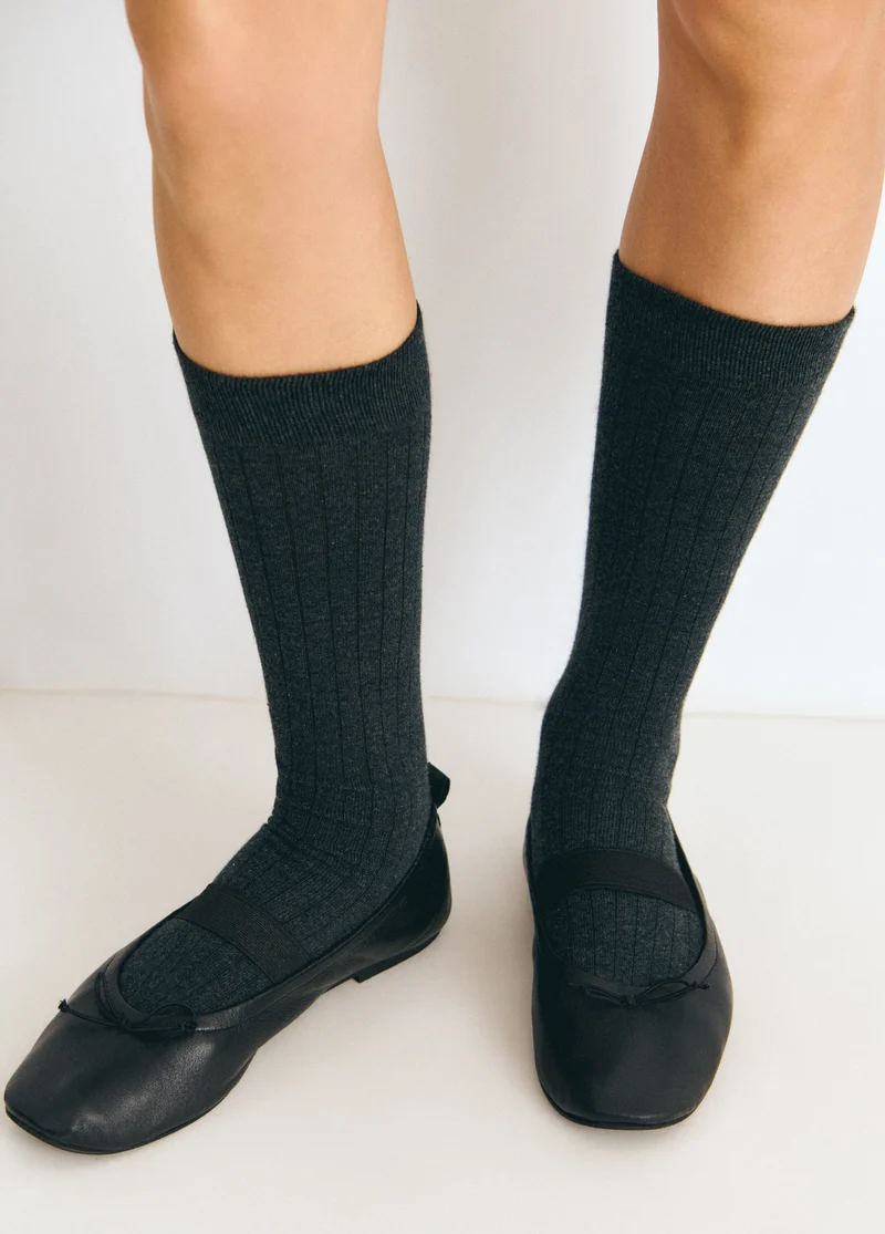 Basic long socks