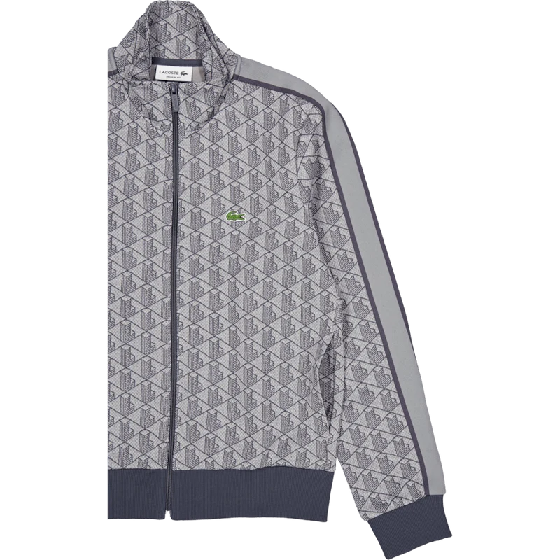 Paris Zip-up Jacquard Track Ja Calluna/graphite