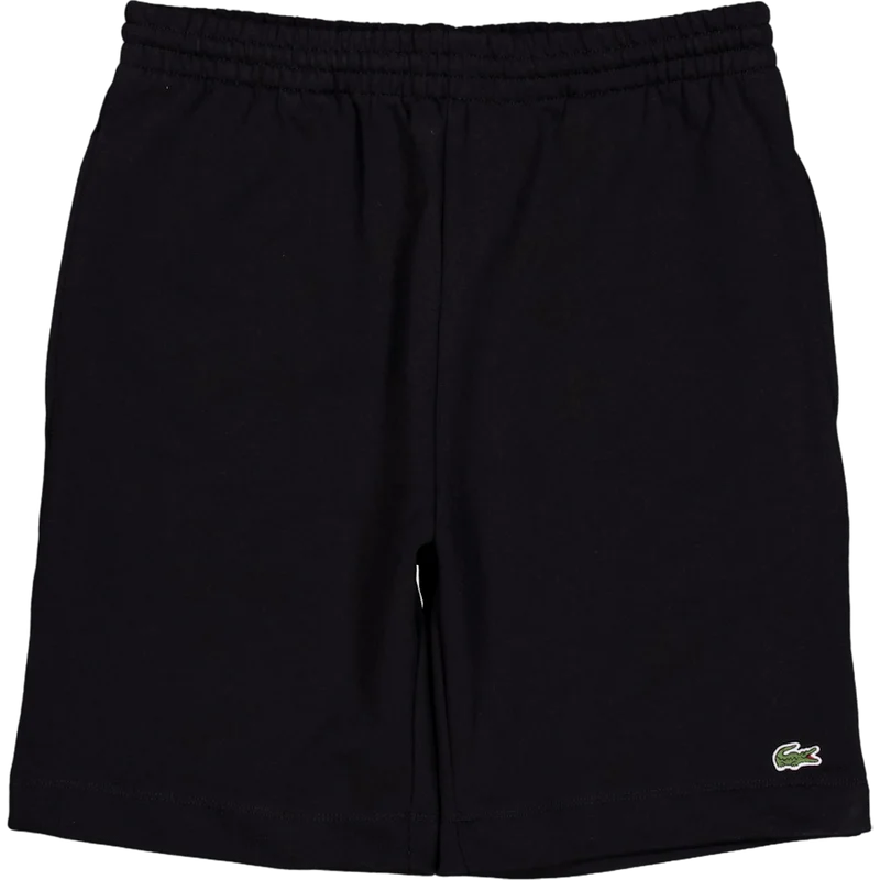 Regular Fit Fleece Shorts BLACK