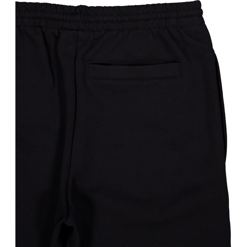 Regular Fit Fleece Shorts BLACK