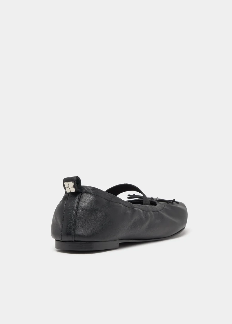 Patent leather ballet flat
