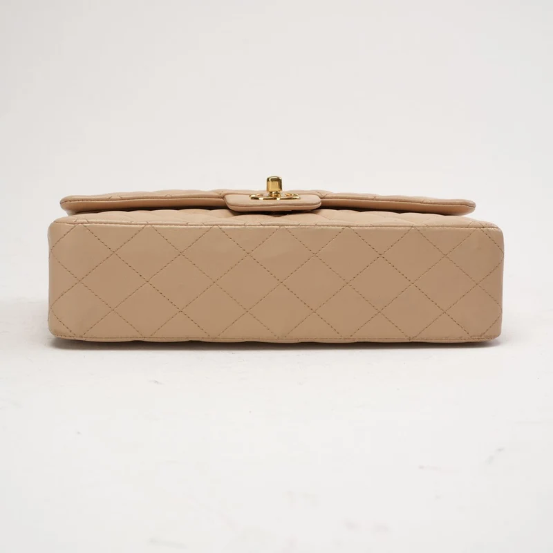 Chanel Timeless Medium Double Flap Lamb Beige 2011