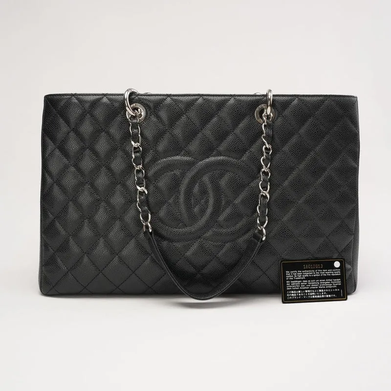 Chanel Grand Shopping Tote (GST) Caviar Black 2014