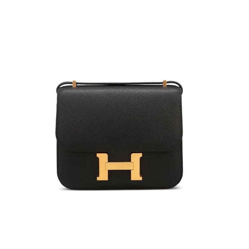 Hermes Constance Mini Epsom Leder Schwarz 2026