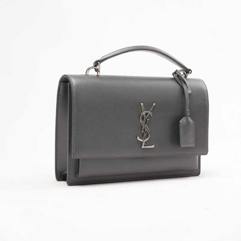 Saint Laurent Medium Sunset Henkeltasche Dunkelgrau 2020