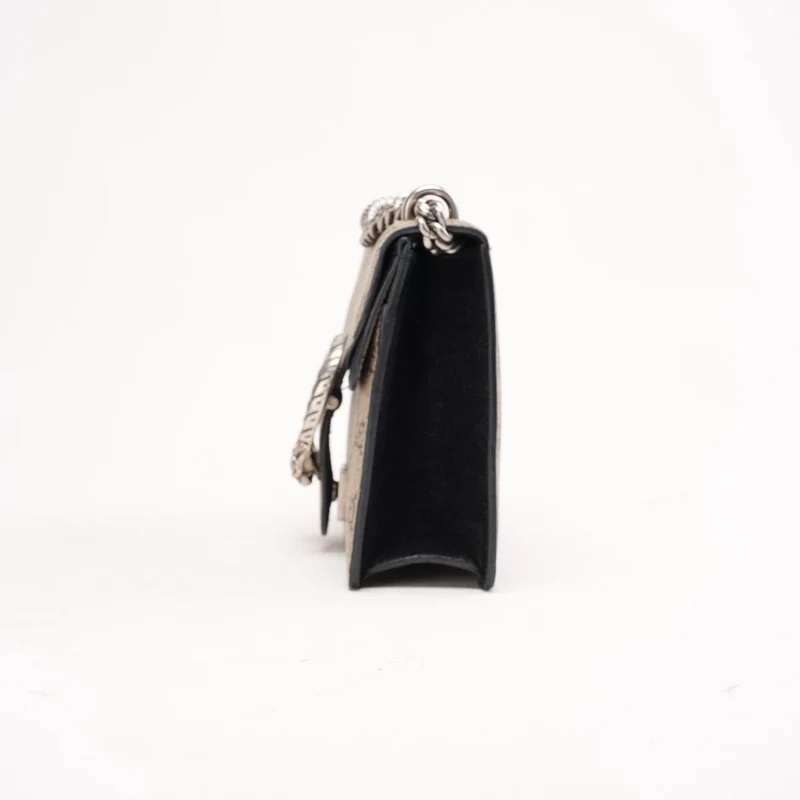 Gucci GG Supreme Super Mini Dionysus Beige Schwarz