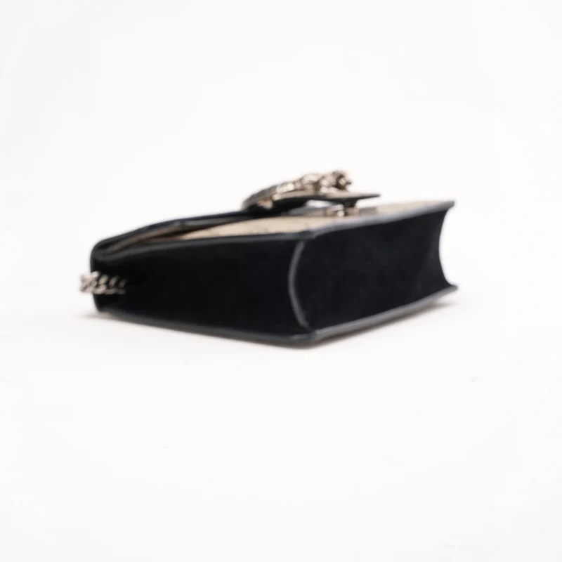 Gucci GG Supreme Super Mini Dionysus Beige Schwarz
