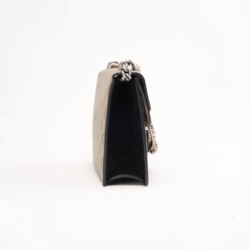 Gucci GG Supreme Super Mini Dionysus Beige Schwarz