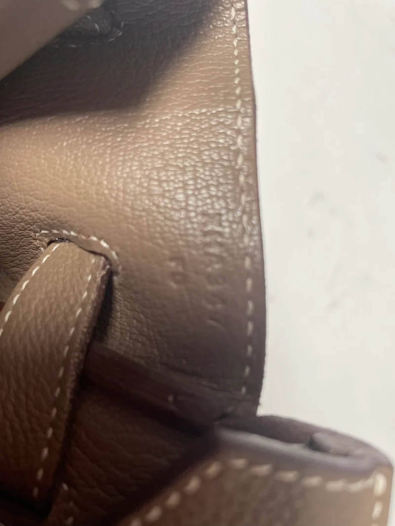 Hermès Togo Birkin 35 cm Goldbeschläge Etoupe 2016