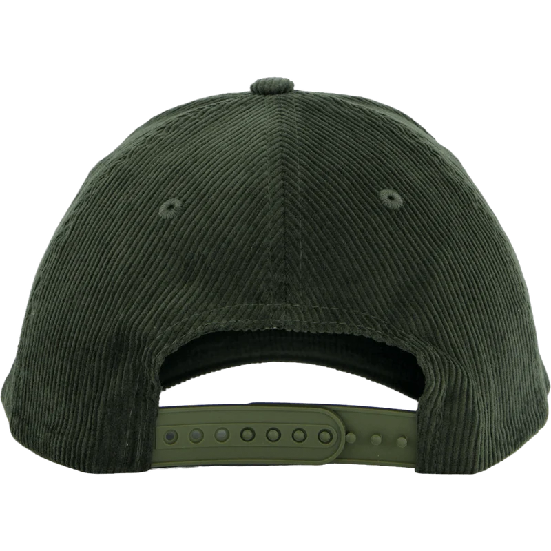 Mona S Corderoy Snapback Green