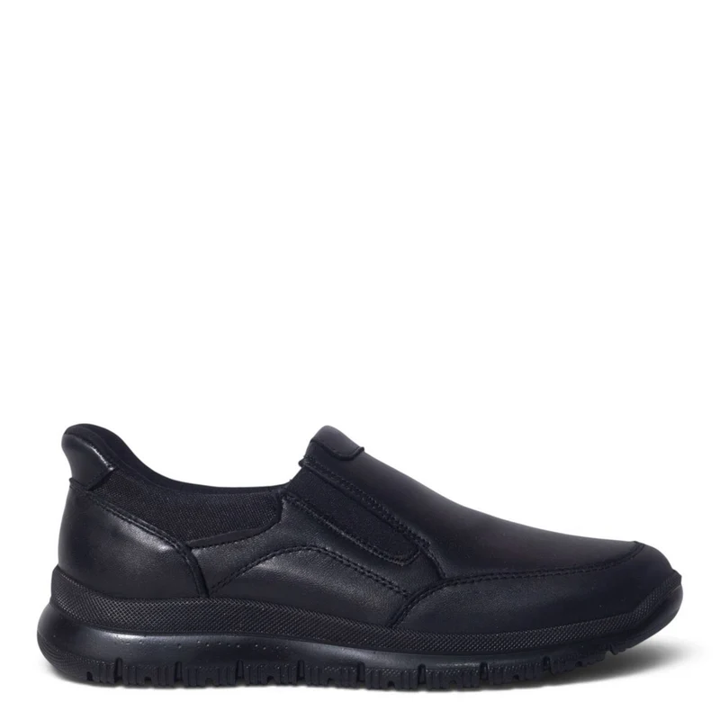 Italian Men Black Leather Shoes #5260