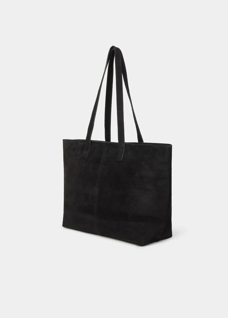 Studded wing shopper bag