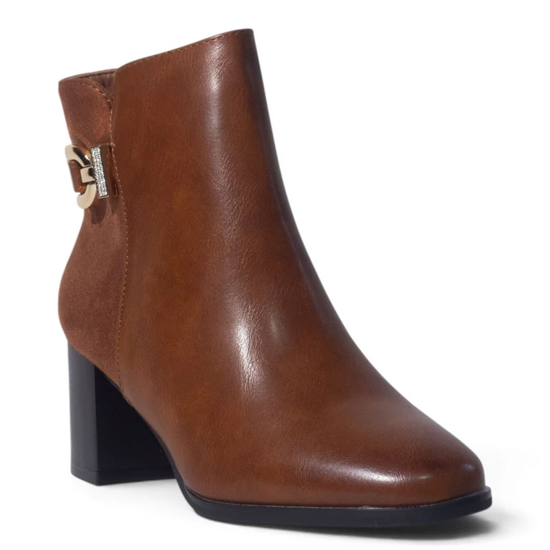 European Union Women Havan Leather Half Boot #5460