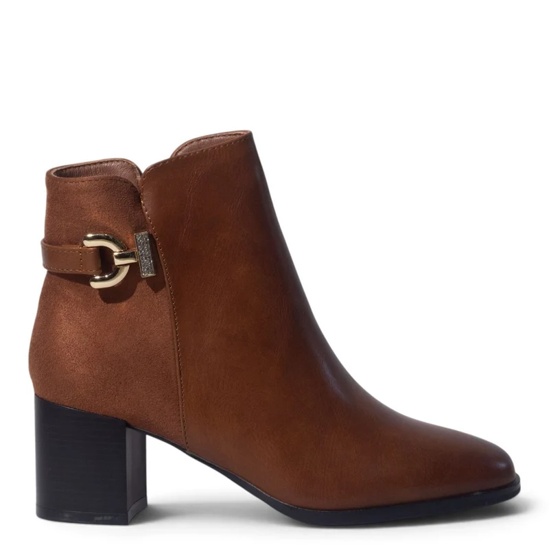 European Union Women Havan Leather Half Boot #5460
