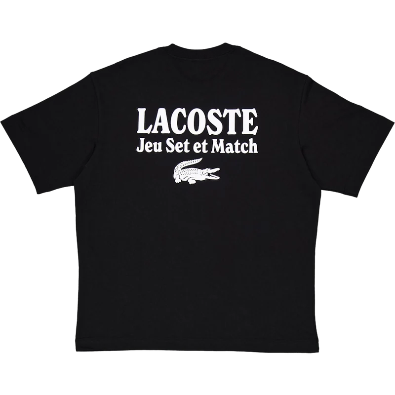 Loose Fit Heavy Jersey Printed Noir 031