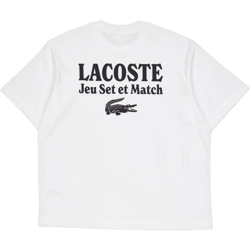 Loose Fit Heavy Jersey Printed White 001