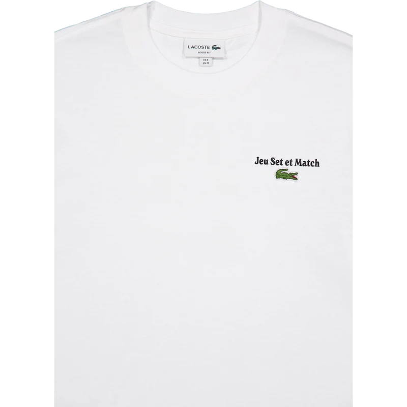 Loose Fit Heavy Jersey Printed White 001