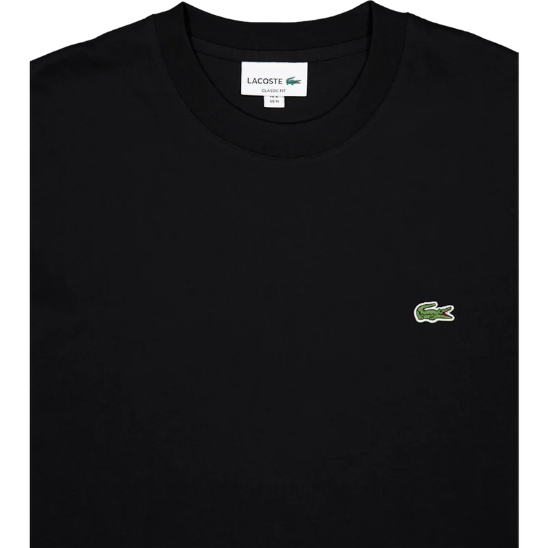 Long Sleeved Cotton T-shirt Black