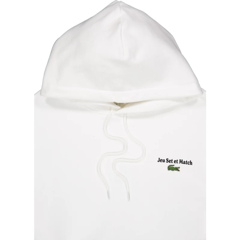 Multi Print Fleece Hoodie Flour