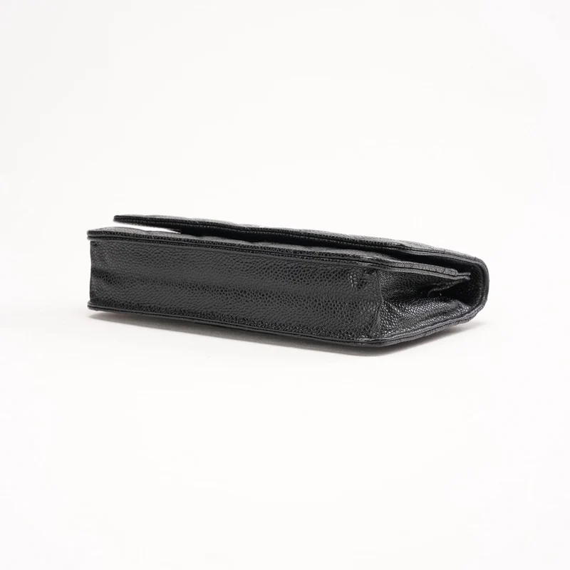 Chanel Classic Wallet on Chain Woc in Black Caviar 2014