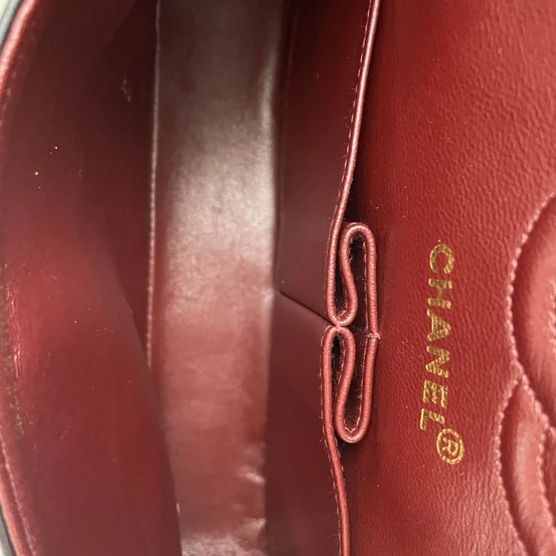 Chanel Vintage Timeless Small Double Flap Lamb Black 1991