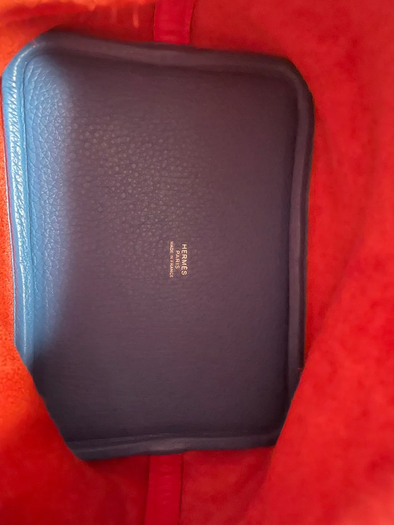 Hermes Rose Mexico Clemence Tricolor Picotin Lock 18 Z Stamp 2021