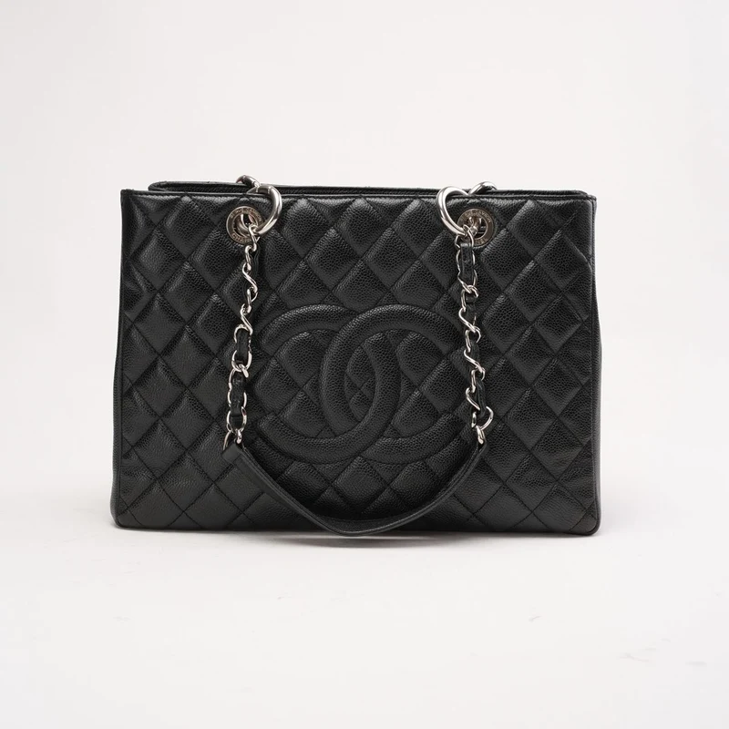 Chanel Grand Shopping Tote Mini GST Tasche Caviar Schwarz 2011